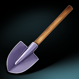 Mining shovel crafting icon